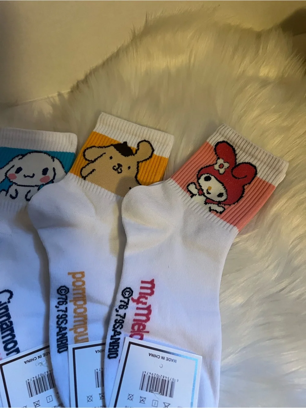 Hello kitty and friend’s socks